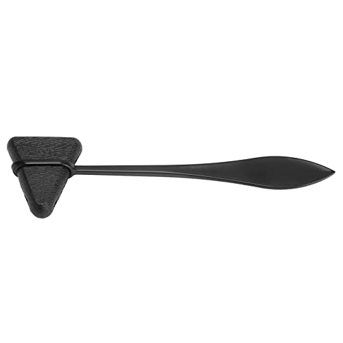 Neurological Testing Hammer, Ergonomic Neurological Percussion Hammer Triangular Black Zinc Alloy for Men for Muscle