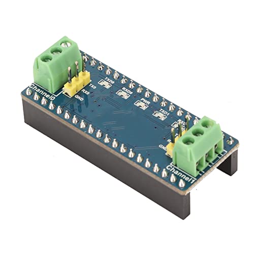 for Raspberry Pi Pico Board, Dual Channel UART Interface RS232 Expansion Board for Raspberry Pi for Pico Series Motherboard, Solder Bus