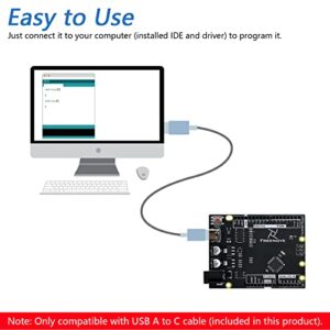 Freenove Control Board V4 (Compatible with Arduino IDE) with USB Type-C Interface, Detailed Instructions, Example Projects and Code