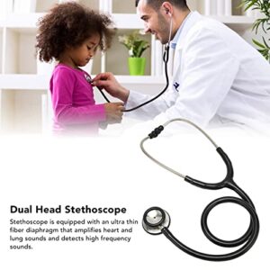 Stethoscope, Fetal Heart Stethoscope Amplifies Sounds Clear Transmission Stainless Steel for Clinic for Nurses