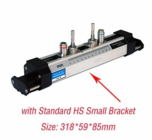 CNYST Ultrasonic Flow Meter Liquid Flowmeters with TS-2 Small Size Transducer and HS Small Bracket Pipe Diameter DN25 to 100mm Max Liquid Temperature 90 Degrees Celsius