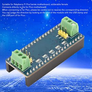 for Raspberry Pi Pico Board, Dual Channel UART Interface RS232 Expansion Board for Raspberry Pi for Pico Series Motherboard, Solder Bus