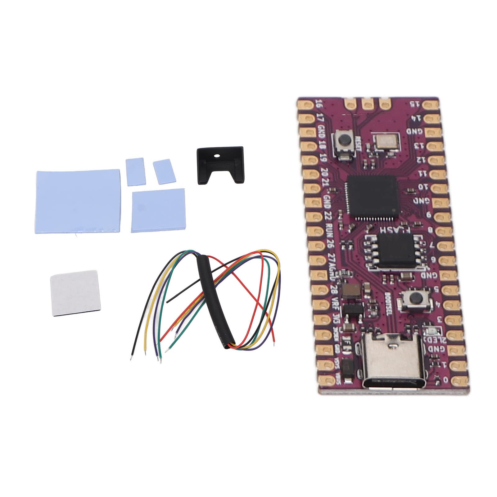 Microcontroller Board for Raspberry Pi Pico RP2040, Dual Core ARM Cortex M0+Processor Flexible Microcontroller Module