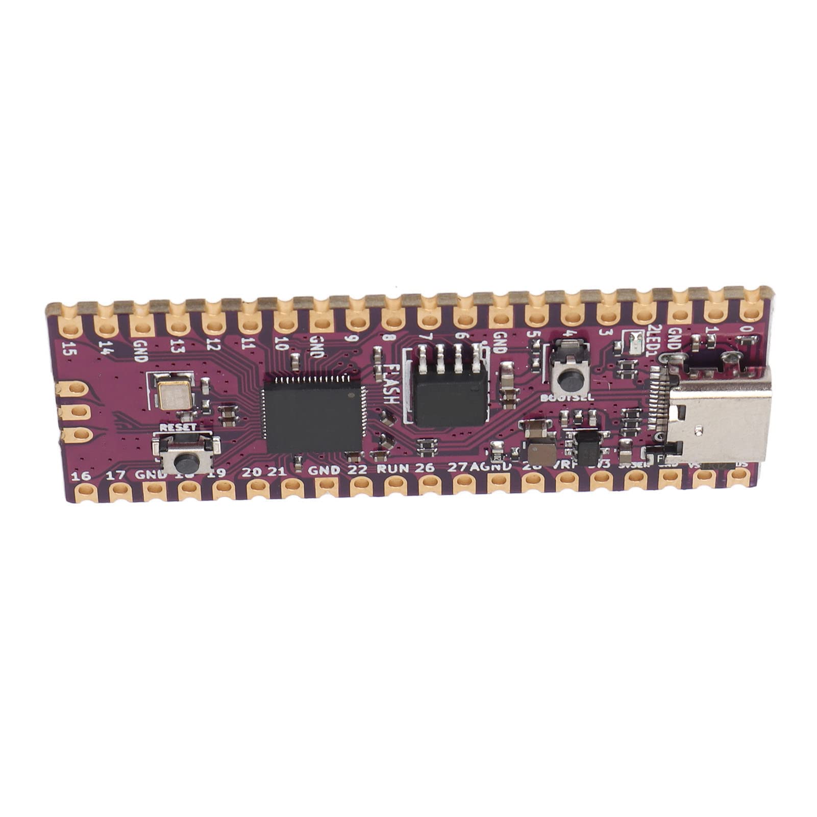 Microcontroller Board for Raspberry Pi Pico RP2040, Dual Core ARM Cortex M0+Processor Flexible Microcontroller Module