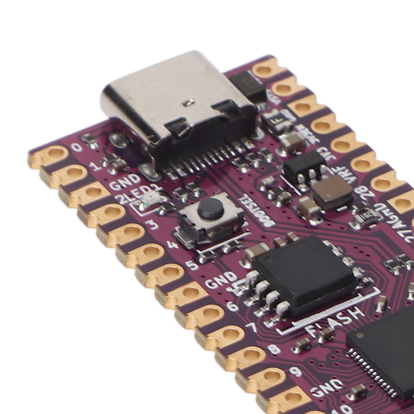 Microcontroller Board for Raspberry Pi Pico RP2040, Dual Core ARM Cortex M0+Processor Flexible Microcontroller Module