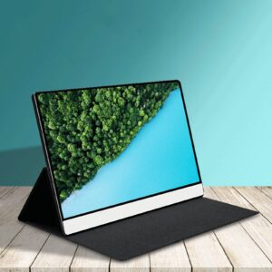 Portable USB Monitor- 15.6 Inch Full HD, IPS, USB Type-C, Dual Speakers, External HDR Computer Display