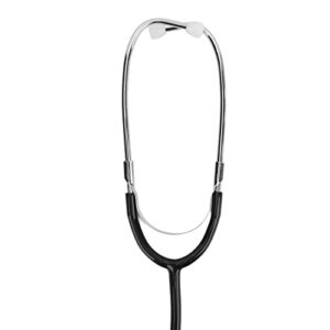 Plug in Echoscope, Non Impurities Rubber and Steel Firm Connection Suitable Elasticity Stethoscope Good Listening Effect Proper Hardness for Home Use