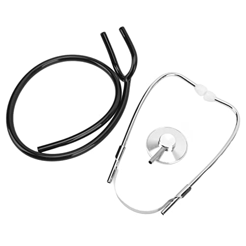 Plug in Echoscope, Non Impurities Rubber and Steel Firm Connection Suitable Elasticity Stethoscope Good Listening Effect Proper Hardness for Home Use