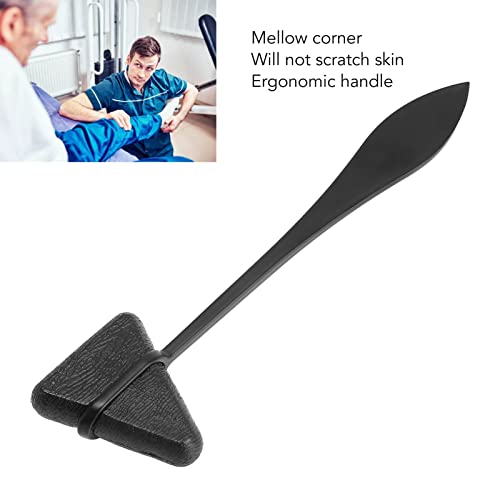 Neurological Percussion Hammer, Mellow Neurological Testing Hammer Zinc Alloy Triangular Portable PVC for Men for Muscle