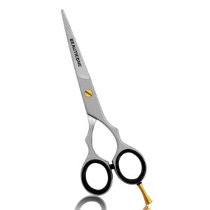 hair cutting scissors | 6.5 inch stainless steel barber scissors | hairdressing scissors for salon | smooth & sharp edge blades, razor edge - hair scissors for men & women