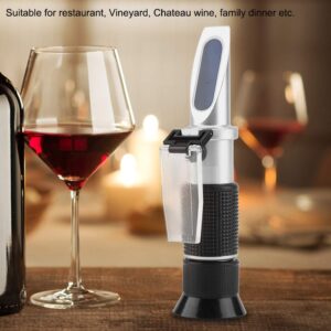 OKJHFD Alcohol Refractometers,Professional Portable Hand Held Grape and Wine Alcohol Refractometers,0-25% Vol 0-40% Brix 0-22 Baume Refractometers