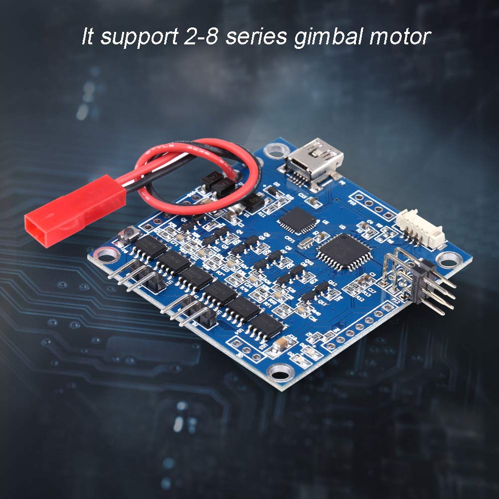 RiToEasysports Gimbal Driver, BGC 3.0 Mos Drive Large Current 2-Axle Brushless Gimbal Controller Board Driver with Sensor Brushless Gimbal Controller