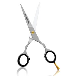 Hair Cutting Scissors | 6.5 Inch Stainless Steel Barber Scissors | Hairdressing Scissors for Salon | Smooth & Sharp Edge Blades, Razor Edge - Hair Scissors for Men & Women