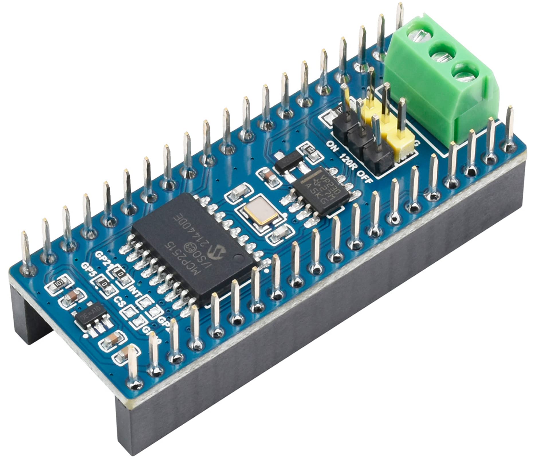 CAN Bus Module for Raspberry Pi Pico/Pico W, Enabling Long Range Communication Through SPI