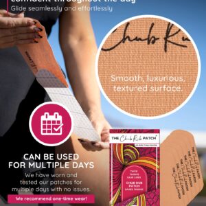 The Chub Rub Patch for Thighs (AS SEEN ON SHARK TANK), Anti Chafe Thigh Chafing Prevention Friction Tape Patches, Anti Chafing Skin Tape for Inner Thigh Rubbing Prevention Women (3 Pairs), Ivory