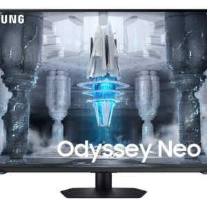 SAMSUNG 43" Odyssey Neo G7 Series 4K UHD Smart Gaming Monitor, 144Hz, 1ms, VESA Display HDR600, Quantum Matrix Technology, AMD FreeSync Premium Pro, LS43CG702NNXZA, 2023, Black