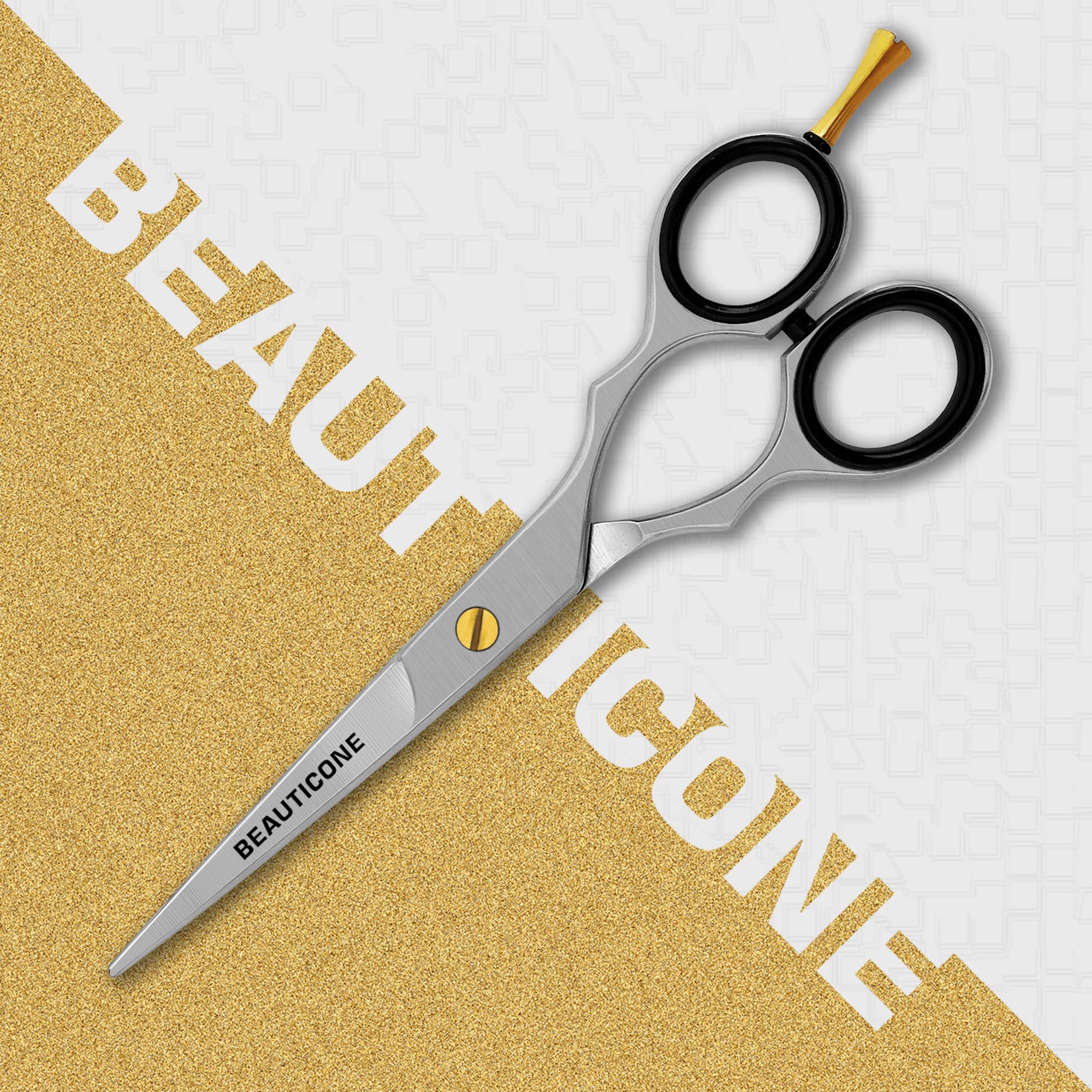 Hair Cutting Scissors | 6.5 Inch Stainless Steel Barber Scissors | Hairdressing Scissors for Salon | Smooth & Sharp Edge Blades, Razor Edge - Hair Scissors for Men & Women