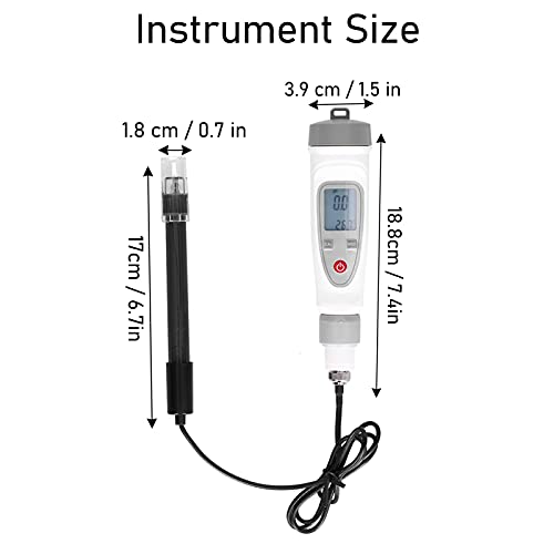 LIANGLIDE Water Tester Pen PH‑20W Water Quality Tester Digital PH Meter Portable PH Test Pen for Tap Water Aquaculture