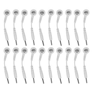 Electrodes Wires, Reliable Button Electrode Wires 20Pcs 2.0inch for Therapeutic Instruments