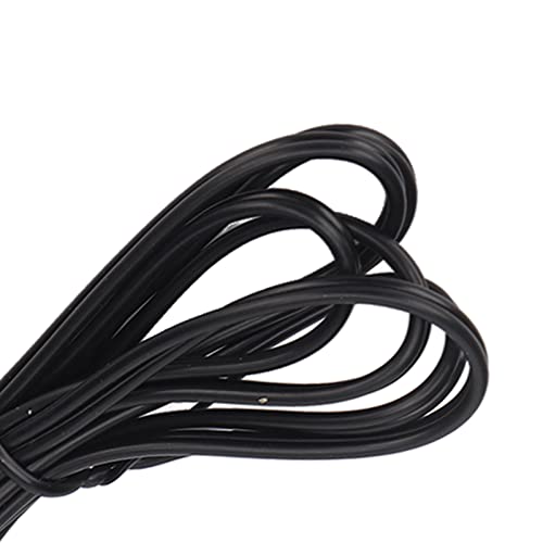 Kadimendium Electrode Wires, Black Promote 3.9ft 2.5mm Electrode Cable Versatile for Digital Treatment Machine