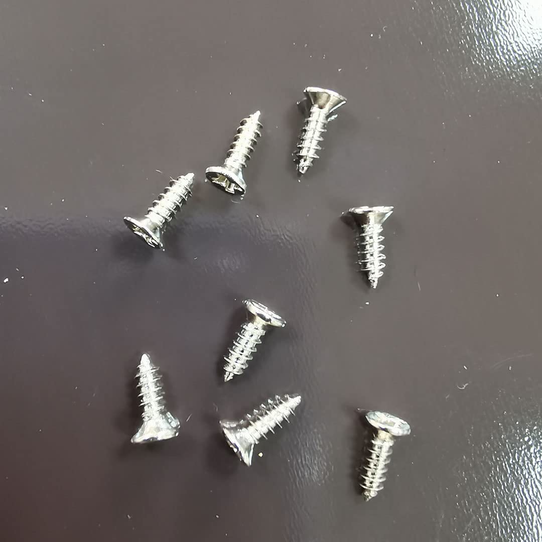 99 Lighting 1000pcs Round Pan Head Tapping Screws Laptop Notebook Computer Screws M1.7 countersunk Head Self-Tapping Screws for neon Flex 6x12mm and 8x16mm Clips Install