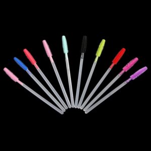 Disposable Eyebrow Brush Makeup Accessories, Mascara Wands Eye Lash Eyebrow Applicator Cosmetic Makeup Brush Tool Eyeliner Brushes Makeup Tools (black)