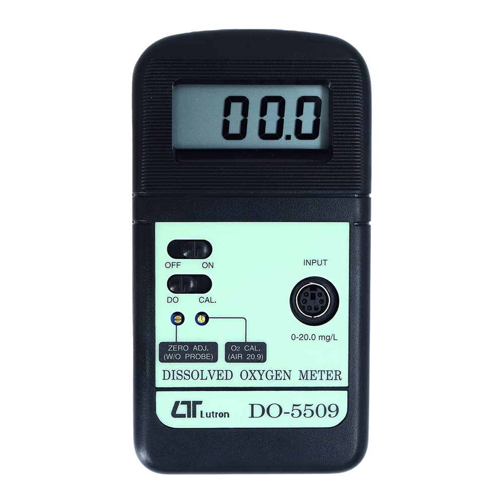 Dissolved Oxygen Meter (Range: 0 to 20.0 mg/L) for Aquarium, Agriculture, Fish Hatcheries, Mining Industries Alongwith Factory Calibration Certificate Model: DO-5509