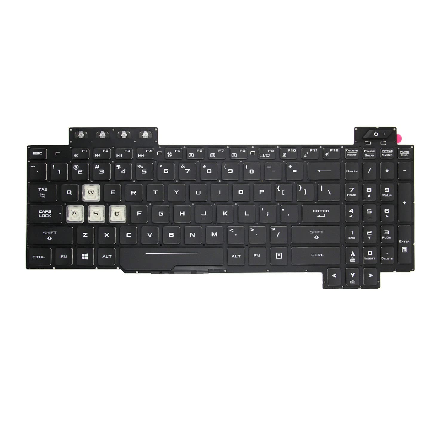 Laptop Keyboard Compatible with ASU-S TUF Gaming FX95 FX95G FX95D FX705 GL504 FX505 FX505G