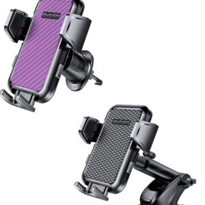 GUANDA TECHNOLOGIES CO., LTD. Car Phone Holder with Strong Suction Cup and Car Phone Mount Vent Clip