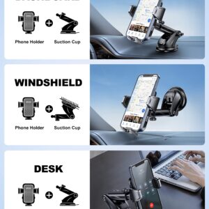 GUANDA TECHNOLOGIES CO., LTD. Car Phone Holder with Strong Suction Cup and Car Phone Mount Vent Clip