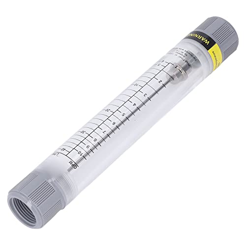 Flowmeter, 1-10GPM Acrylic Liquid Flow Meter Tube Type Transparent Accuracy Durable for Factory