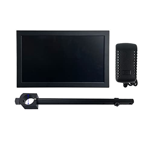 HDMI VGA Industrial Monitor 11.6 Inch LCD IPS Displayer Monitor + 33mm 25mm Stand Holder for Stereo Microscope Video Microscope (Color : LCD with 25mm Arm)