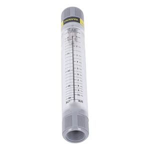 Flowmeter, 1-10GPM Acrylic Liquid Flow Meter Tube Type Transparent Accuracy Durable for Factory