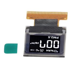 28PIN LCD Display Screen, 64x48 4Pcs Bright 0.66in Glass Free Construction 28PIN Organic Light Emitting Diode Display for DIY