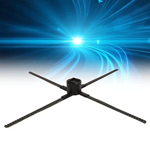 3D Hologram Fan, 8GB Memory Card Holographic Advertising Display 968 LED HD 100‑240V for Business for Store (US Plug)