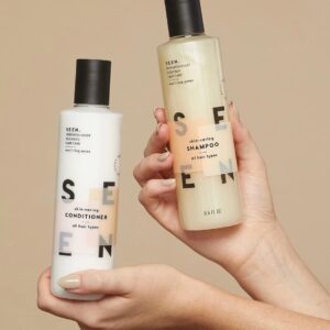 SEEN Shampoo & Conditioner- Non-Comedogenic & Sulfate-Free Hair Shampoo & Conditioner- Safe for Sensitive Skin