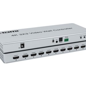 4K 3×3 Video Wall Controller(1x2/1x3/1x4/1x5/1x6/2x1/2x2/2x3/2x4/3x1/3x2/3x3/3x4/4x1/4x2/4x3/4x4) 4 TV Splicing Display Support 3840x2160/30Hz