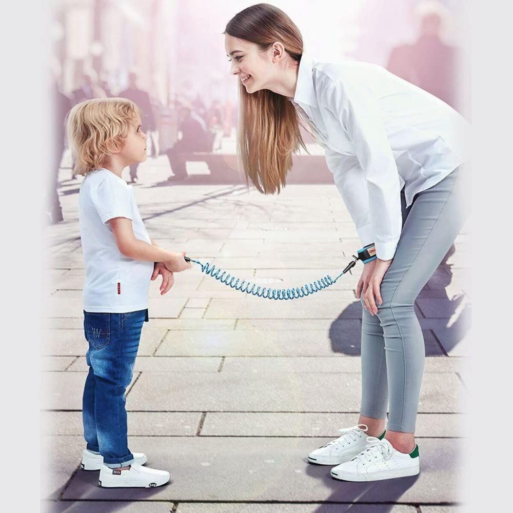 Kids Baby Safety Lock Anti-Lost Night Reflective Harness Rope Wristband Child Leash 2 Meters (Orange)