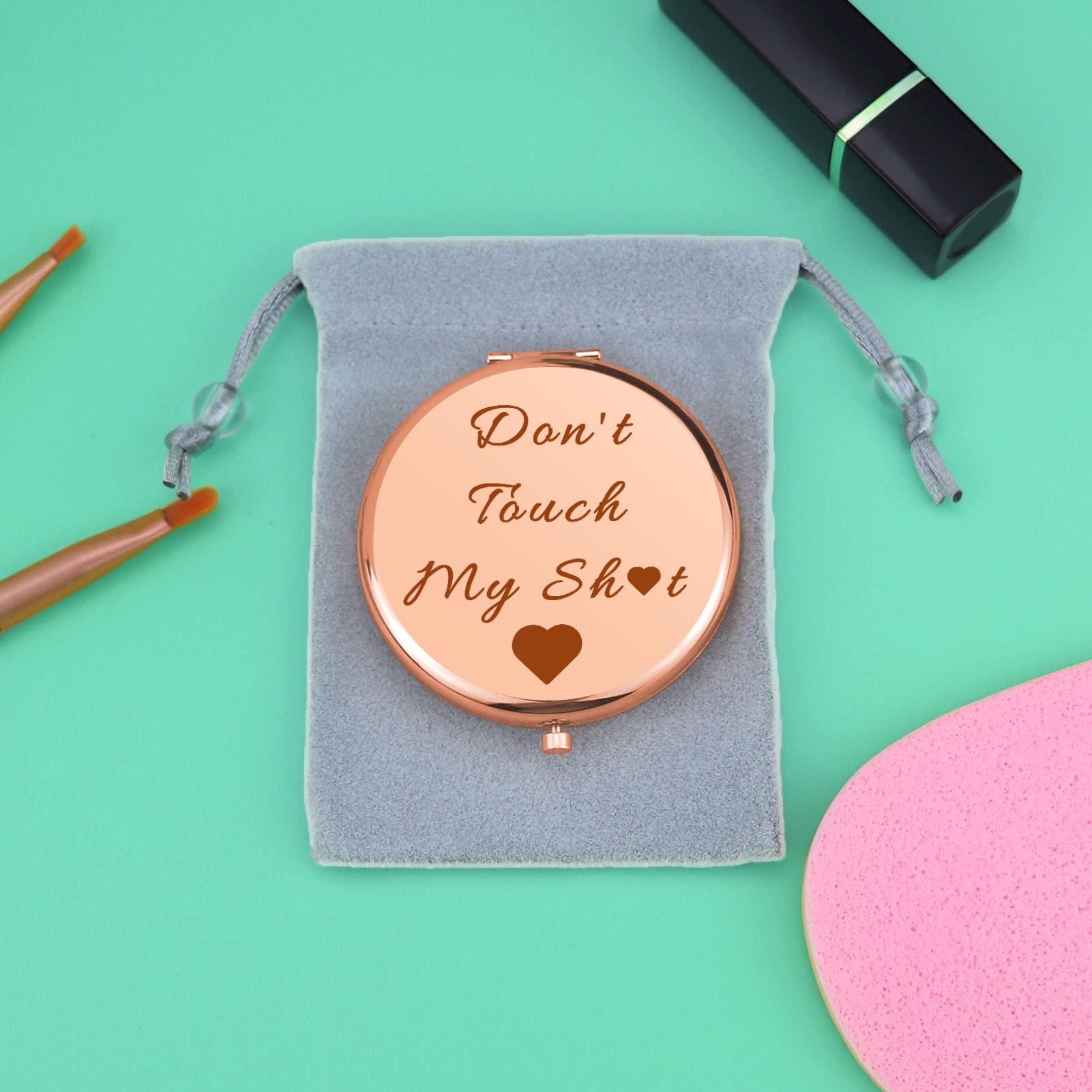 Funny Gifts for Women Compact Makeup Mirror for Sister Daughter Fun Birthday Gifts for Women Funny Saying Gifts for Women Sarcastic Gifts for Her Folding Makeup Mirror Christmas Retirement Gifts