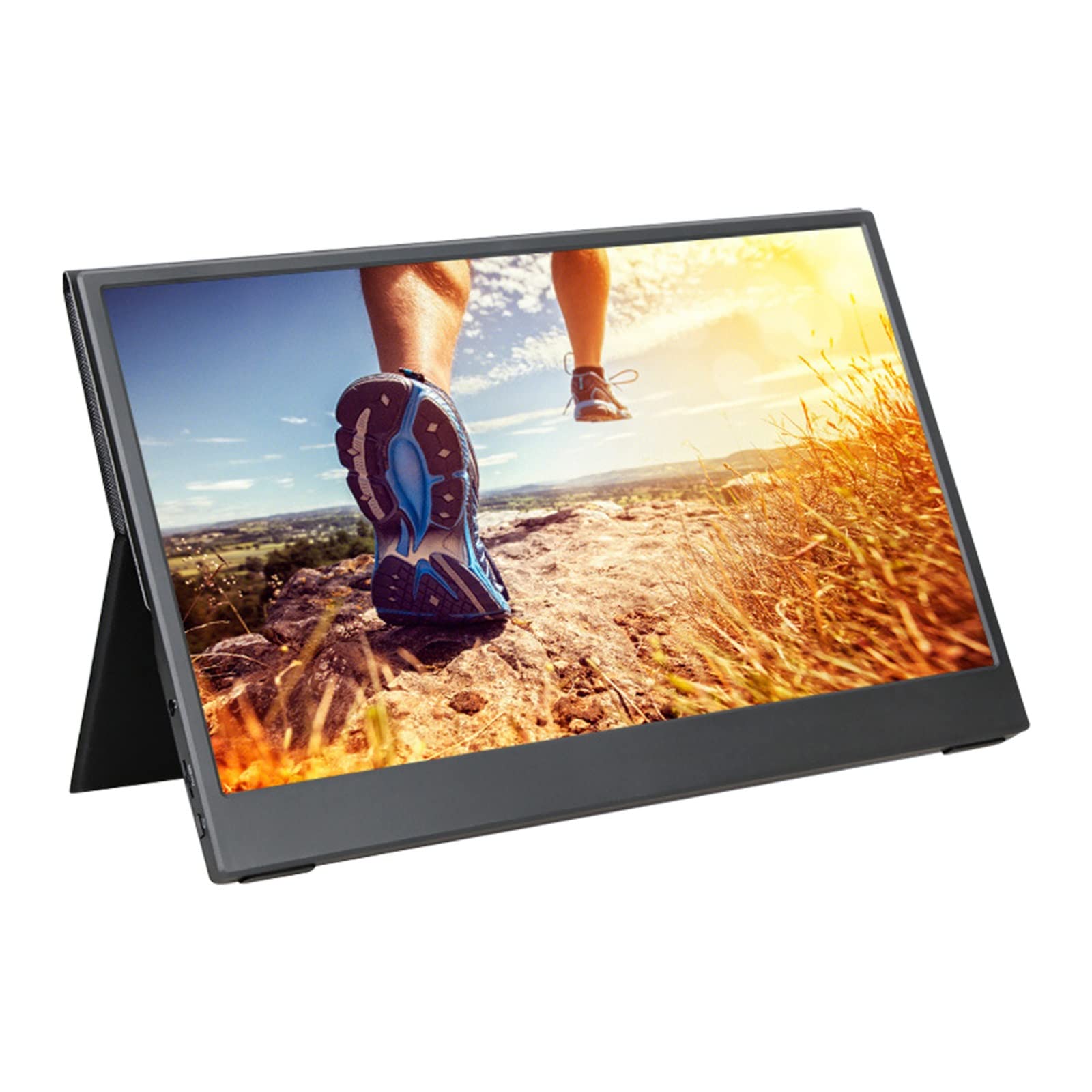 Serchou 13.3-inch Ultra-Thin Portable Monitor External Expansion of The Same Screen IPS HD Display, Built-in Dual Speakers