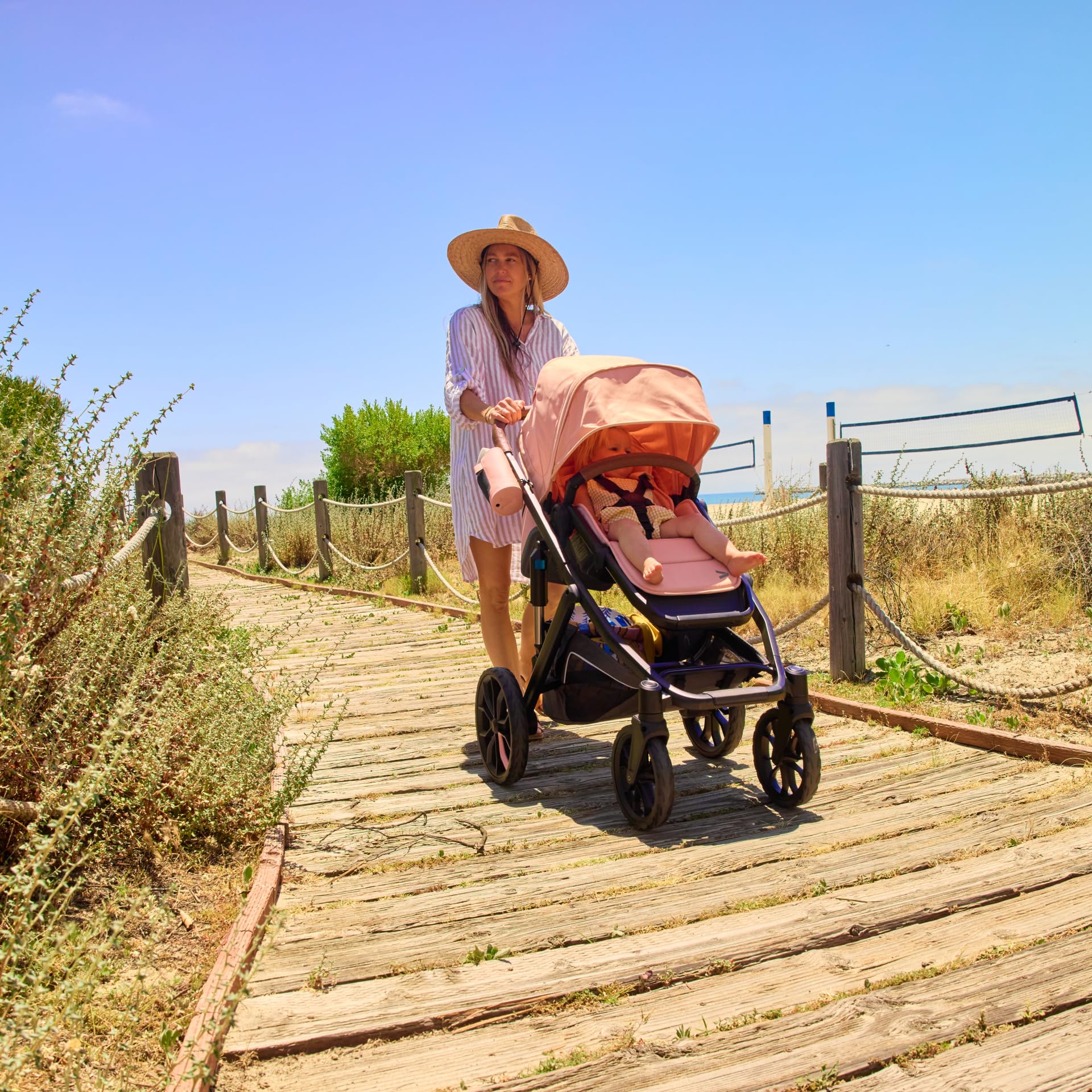 Veer Switch&Roll Stroller | 4 Wheel All-Terrain Stroller with Switchback Seat | Fits All Major Infant Car Seats (Adapters Sold Separate) | Shock Absorbing, Durable, Maneuverable, Collapsible