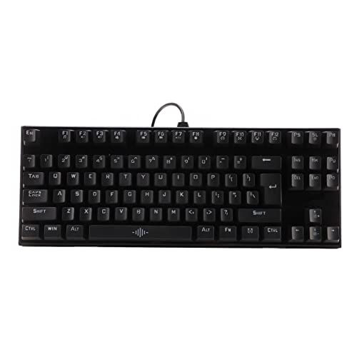 Hosi Blue Switch Mechanical Keyboard, 87-Key Gaming Keyboard RGB Cool Looking for a Gaming Room for The Office