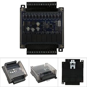 PLC Industrial Control Board, 32-bit CPU FX2N-20MR Programmable Control Board for Household Products for Woman for Office Tool(Bare Board + Shell)