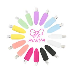 ainiya no crease hair clip,16 pcs no bend hair clips for makeup application hair styling accessories