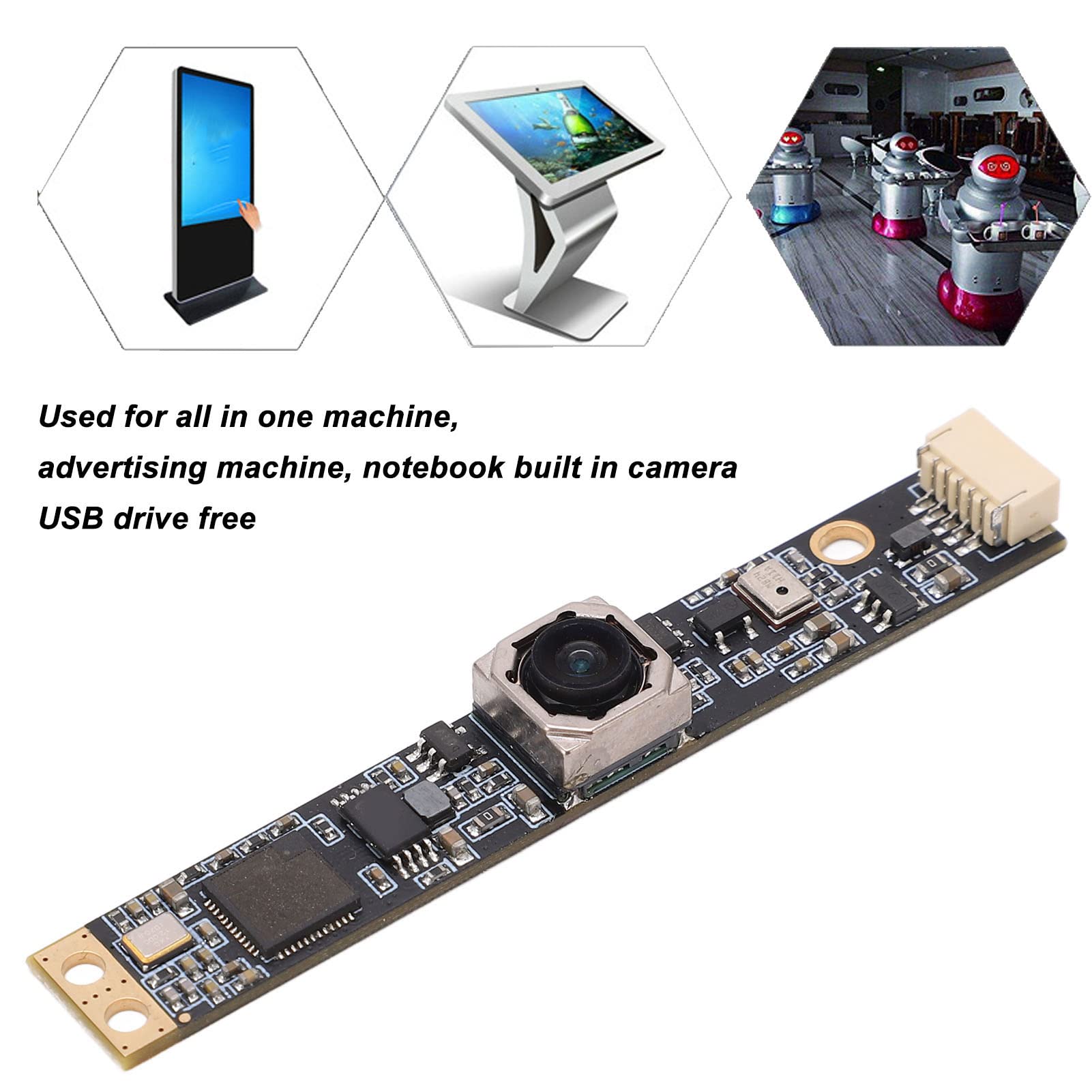 USB Camera Module, 8MP Automatic Focal Point Camera Module Mini 2.0 Drive Video Network Camera Board for Computer IMX179