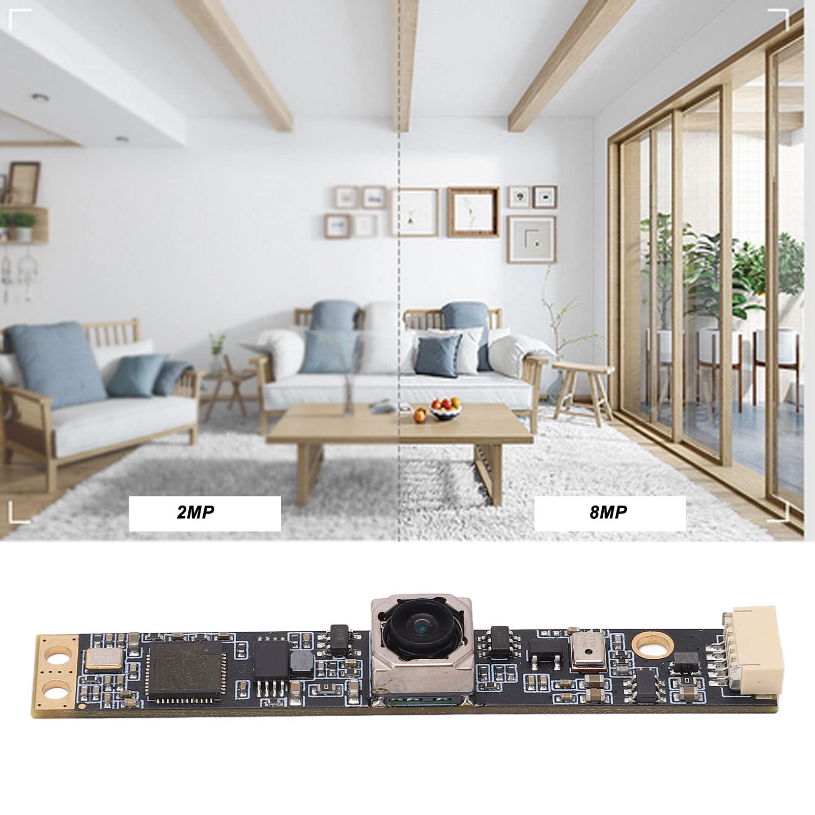 USB Camera Module, 8MP Automatic Focal Point Camera Module Mini 2.0 Drive Video Network Camera Board for Computer IMX179