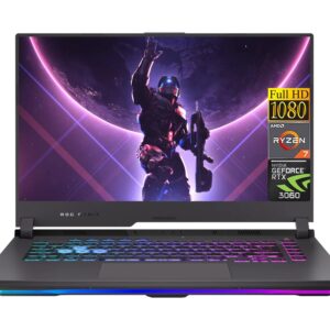 ASUS 2023 Newest ROG Strix G15 Gaming Laptop, GeForce RTX 3060, 15.6" FHD 144Hz Display, AMD Ryzen 7 4800H, 16GB RAM, 512GB SSD, Wi-Fi6, Backlit Chiclet Keyboard, Windows 11 Home