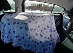 car seat sun canopy (purple fairy)