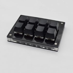 HMHAMA Mini USB 8-Keys Keyboard Custom Programmable Keypad Copy Paste Shortcuts Mechanical Gaming Keyboard