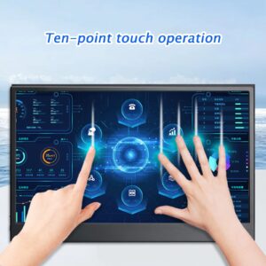 15.6-inch Thin and Light Portable Display HD Touch Narrow Edge Large Screen, Cell Phone/Laptop External Expansion Screen